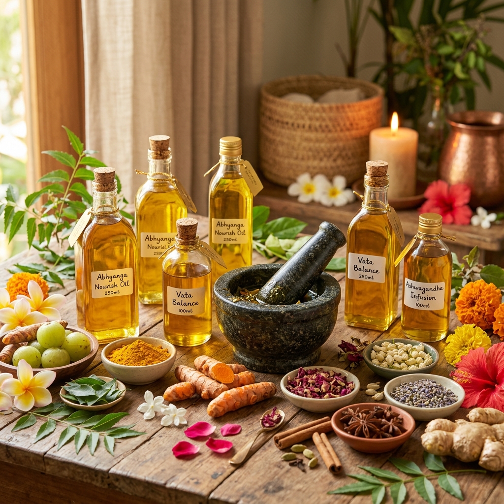 Ayurvedic Herbal Oils