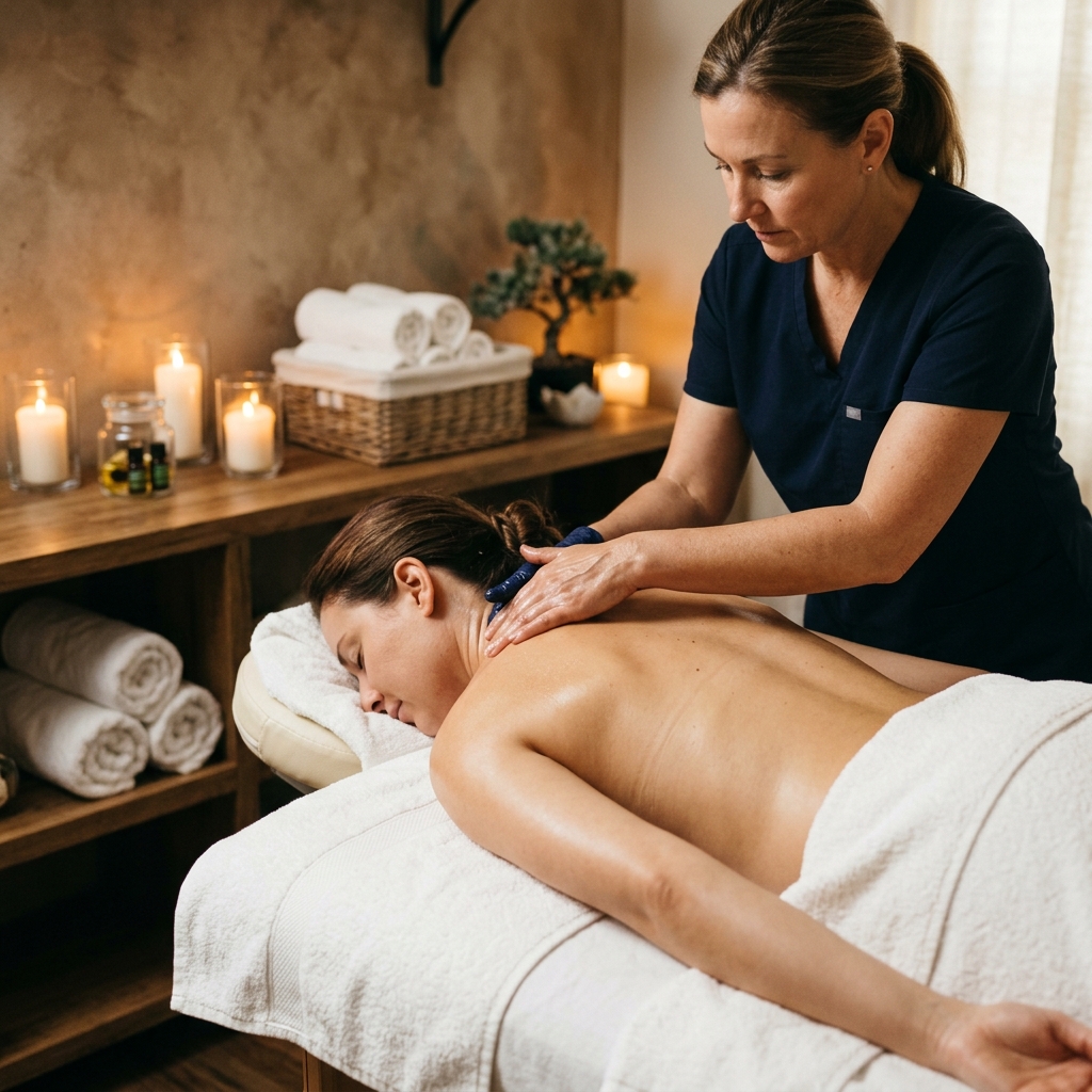 Back Neck And Shoulder Massage